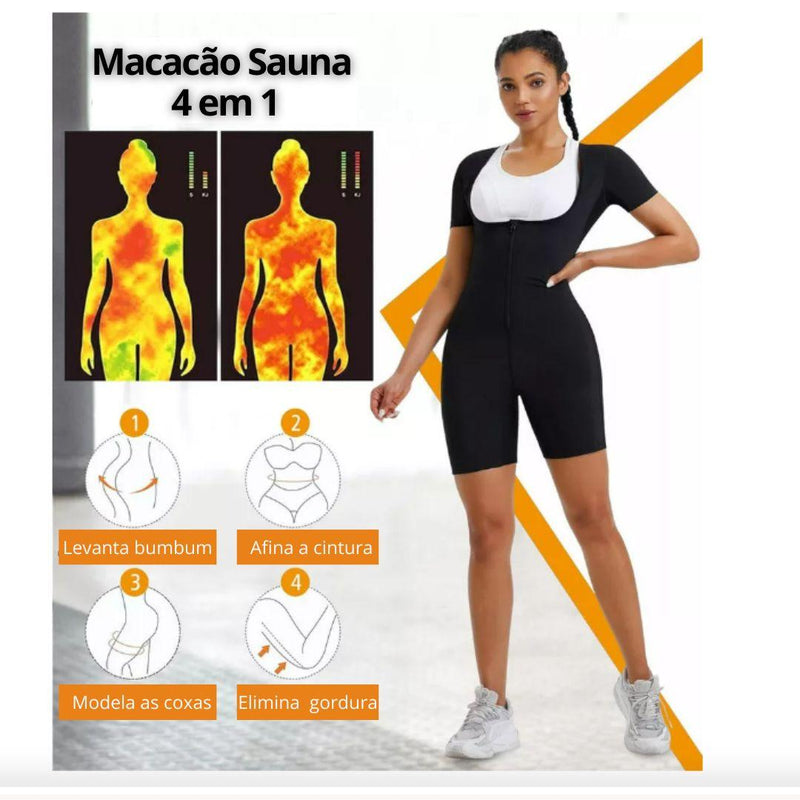 Macacão Efeito Sauna Ativo Vensslim®