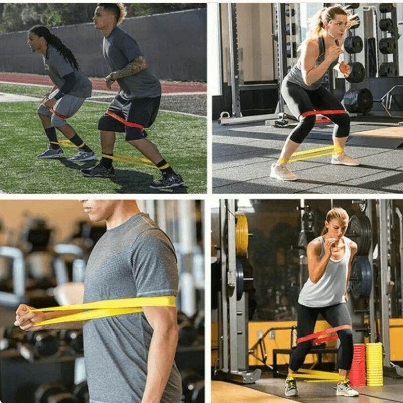 Oferta Especial: 5 Kits Thera Mini Bands - Faixas Elásticas Multifuncionais para Crossfit e Fisioterapia