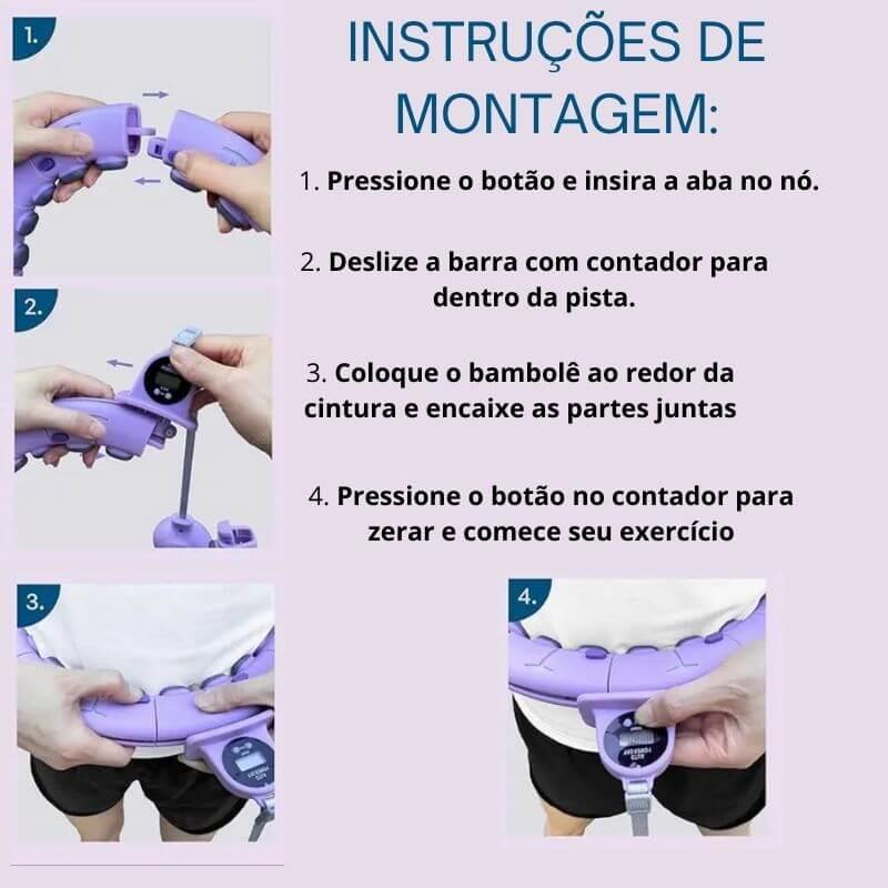 SmartFit 10X - Bambolê Inteligente para Emagrecimento e Definição Abdominal