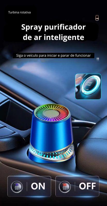 TechAroma Drive: Difusor Inteligente + Brinde 20ml Perfume Automotivo