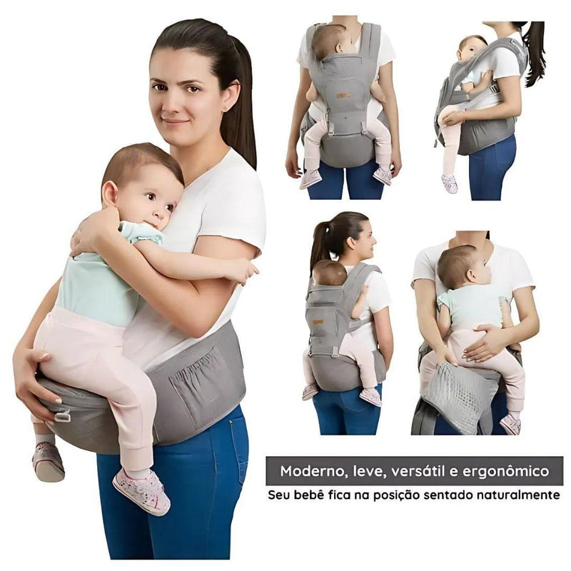 Bebê Canguru ergonômico MultiFlex 11 em 1 – Conforto, Segurança e Liberdade para Você e Seu Bebê! Últimas Unidades com Frete Grátis Hoje!