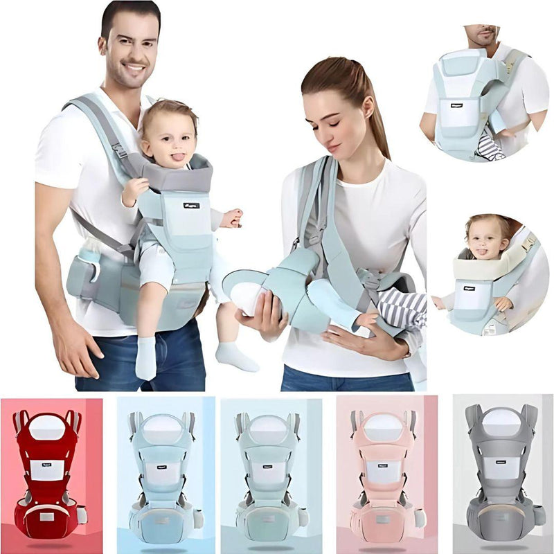 Bebê Canguru ergonômico MultiFlex 11 em 1 – Conforto, Segurança e Liberdade para Você e Seu Bebê! Últimas Unidades com Frete Grátis Hoje!