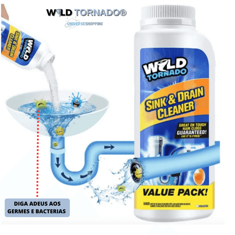 O Poderoso Desentupidor de Canos Wild Tornado® - Liberte Seus Canos e Recupere o Controle - Universe Shopping