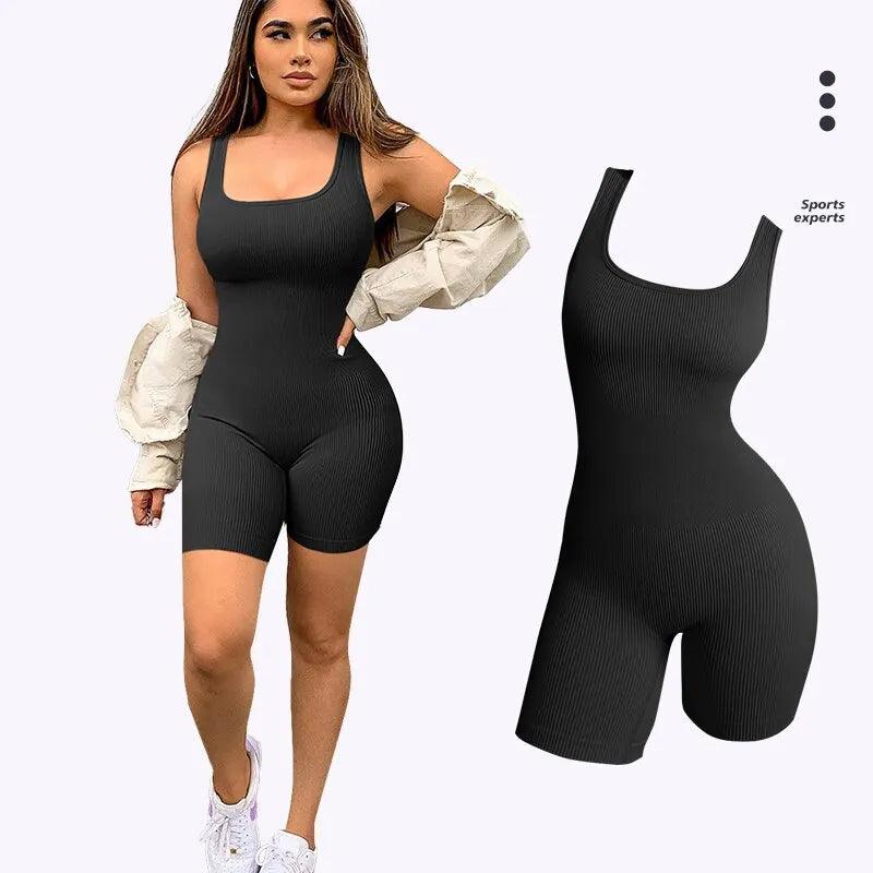 Macacão Sem Costura Modelador para Yoga e Fitness Feminino Seamless Fit - Universe Shopping