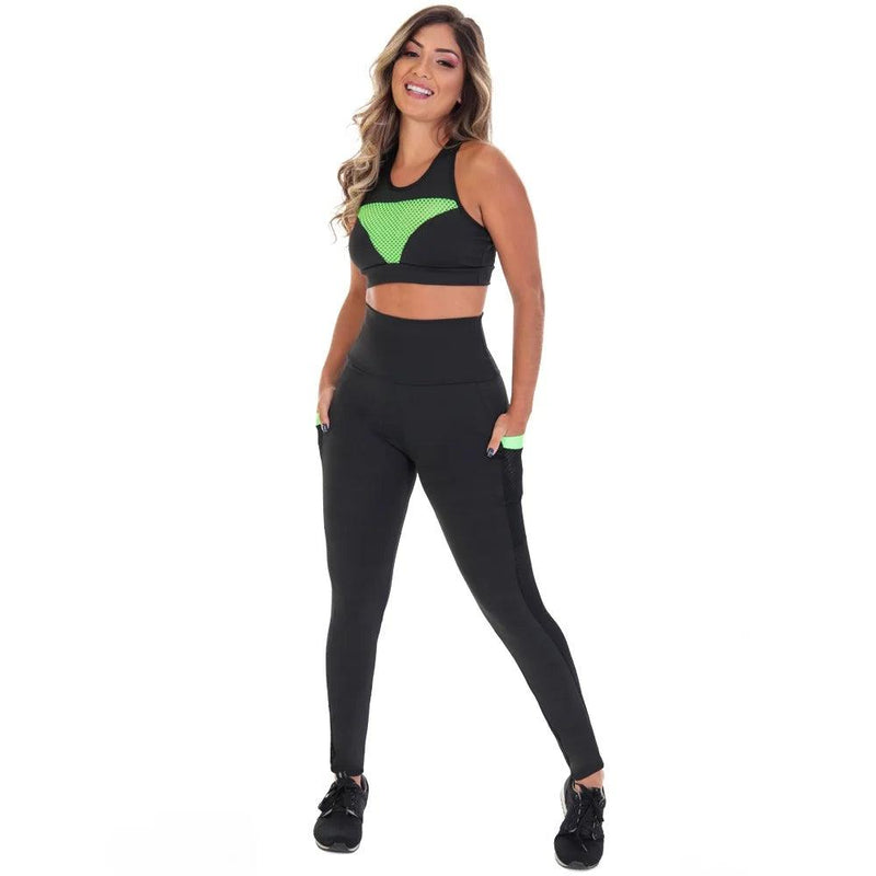 Conjunto Fitness Feminino Fristyle: Transforme Seu Treino com Conforto e Estilo - Universe Shopping