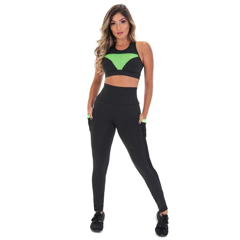 Conjunto Fitness Feminino Fristyle: Transforme Seu Treino com Conforto e Estilo - Universe Shopping